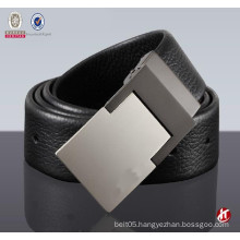 smooth leather belt plate buckle belt slimming belt